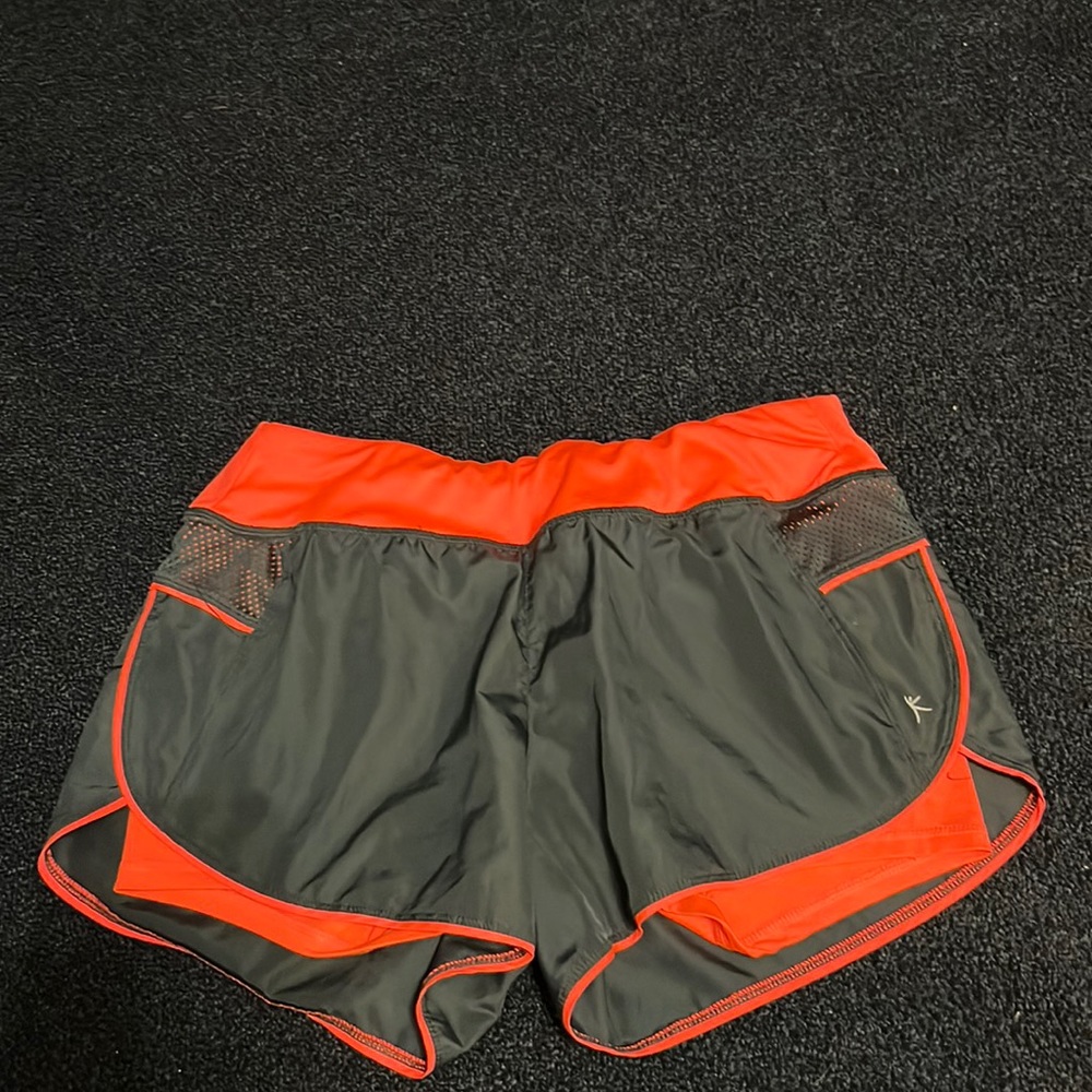 Orange and grey Danskin Now shorts